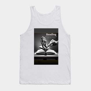 Reading Hands Poster Tank Top